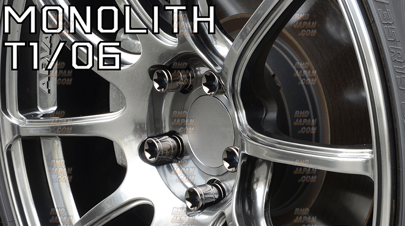 れんm1 Kyo-Ei KICS Monolith T1/06 Open End Lug Nuts and Adapter Set